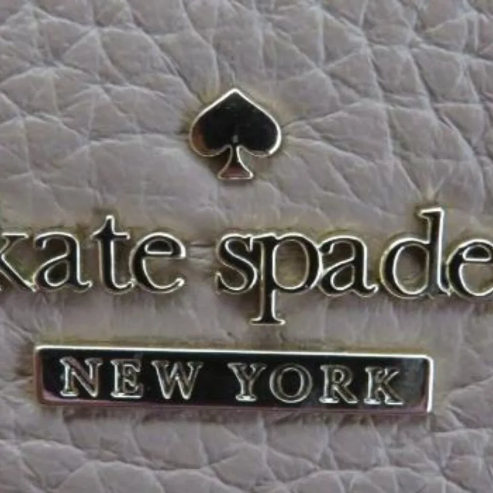 Kate Spade Jackson Street Ellery Crossbody Bag Gold Chain Leather Black Tan